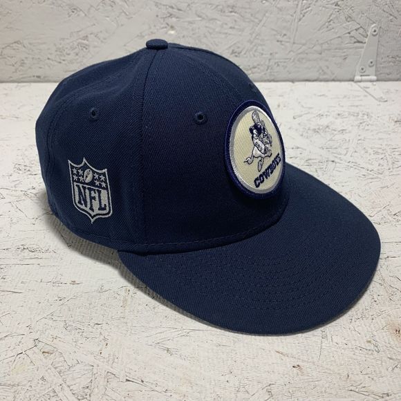 DALLAS COWBOYS NFL NEW ERA 59FIFTY HISTORIC LOGO SIDELINE FITTED HAT CAP 7 1/4 - Picture 2 of 11